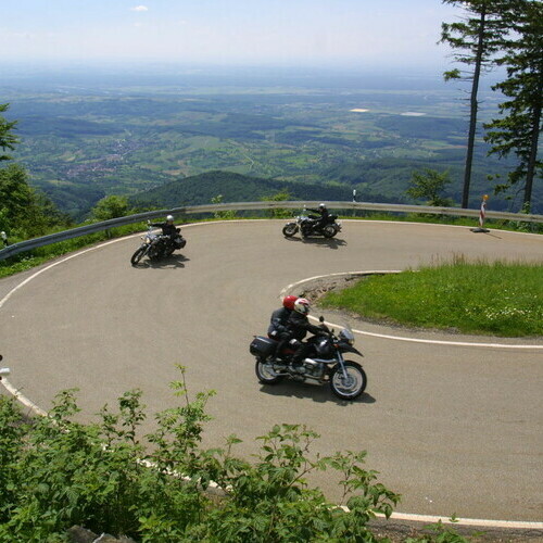 Motorradtouren durch das Dreilndereck sind beliebt.