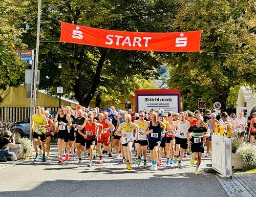 Start des Belchen Berglaufes