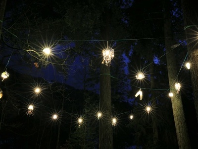 Laternenpfad leuchtet - Foto: Albert Josef Schmidt