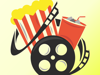 Kino-Popkorn Filmrolle by pixaby