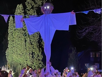 Narren beim Hemdglunkiumzug Sch�nau