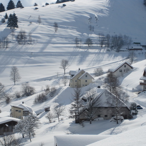 Blick auf das Dorf - 