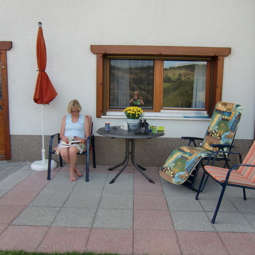 Terrasse vor der Wohnung - 