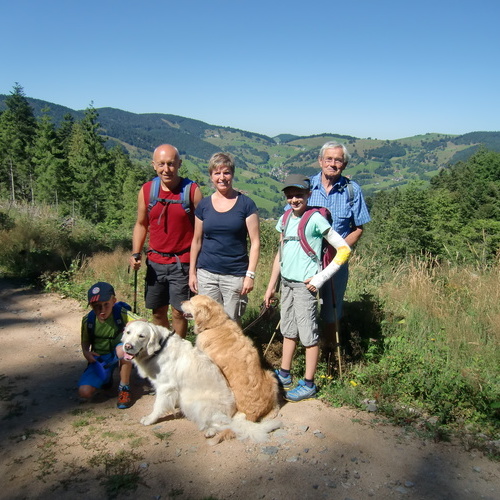 Wanderung mit Gäste - 