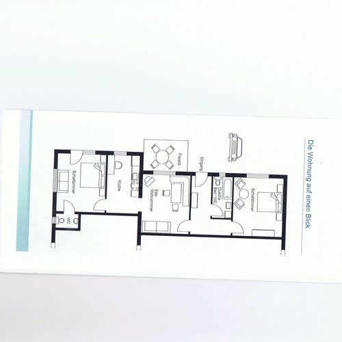 Lageplan von der Wohnung - 